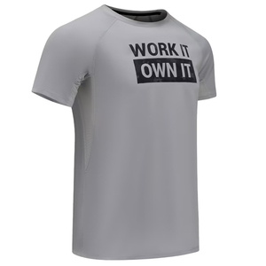 T-shirts unisexes en polyester pour hommes, vente en gros, t-shirts simples, impression par sublimation personnalisée, logo, t-shirts de sport pour hommes - Product Image 2