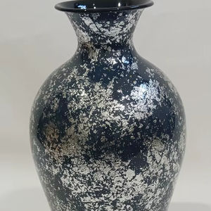 Florero forjado a mano, jarrón de hierro de decoración moderna asombrosa de calidad para el hogar, el hotel y la cooperación, regalos y cumpleaños - Product Image 1