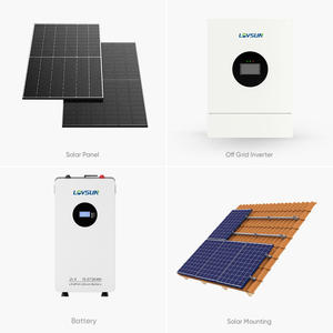 Lovsun完全ソーラーシステム8kw-30kw単相オフグリッドソーラーシステムスプリットフェーズハイブリッド家庭用ソーラーシステム - Product Image 3