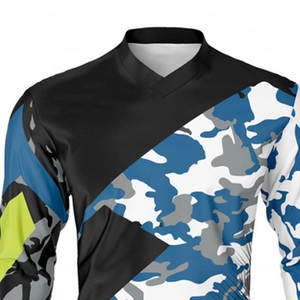 Jersey de Motocross ajustado suelto de tamaño personalizado de secado rápido/Jersey de Motocross de diseño personalizado de alta calidad - Product Image 5