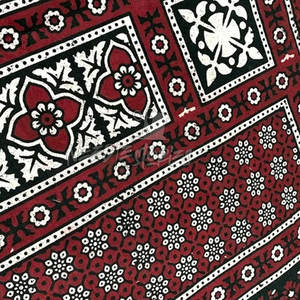 Bufanda Ajrak con patrones tradicionales Tela de algodón bordada Bufanda Ajrak perfecta para uso diario - Product Image 5