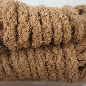 Corde de fibre de coco robuste cordon de fibre de noix de coco fabrication du Vietnam pour l'amarrage de quai utilisation marine et projets décoratifs de jardin domestique - Product Image 1