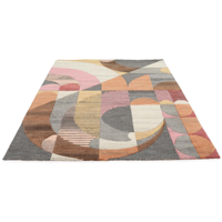 Tapis de luxe en laine/soie pour villa, maison, hôtel, salon, personnalisé, tufté à la main, moderne, floral, antidérapant, à poils moyens, haute qualité