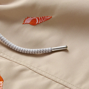 Shorts de bain beiges pour hommes, décontractés, légers, pour la plage et la piscine, été - Product Image 5