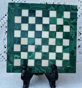 Échiquier rectangulaire en marbre - Design Art Déco imperméable, fait main de luxe pour mariages, anniversaires, Diwali - Product Image 1