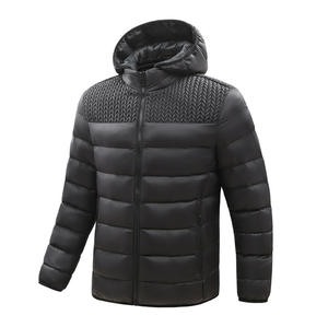 Veste d'hiver imperméable sur mesure pour hommes grandes tailles, doudoune de haute qualité en polyester, fabrication OEM - Product Image 6