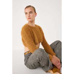 Suéter Corto con Cuello Redondo - Product Image 2