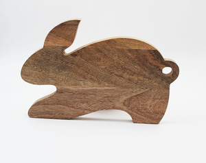 Nueva tabla de cortar de madera con forma de conejo, cocina casera, verduras, frutas, pizza, carne, queso, tabla de cortar, accesorios de cocina 2024 - Product Image 1