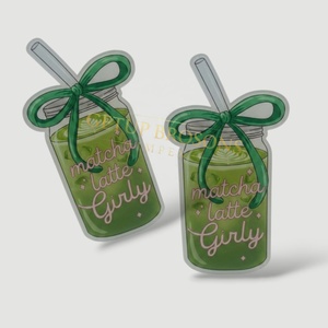Soporte Magnético Multifuncional Reutilizable y Sostenible de Acrílico Sólido Personalizado para Matcha Latte, Extensiones de Pestañas, Corazón y Mariposa - Product Image 5