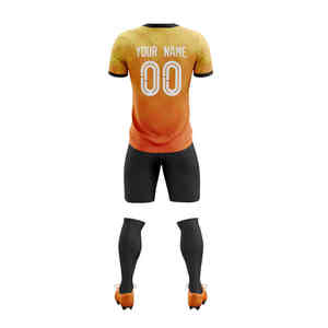 Uniforme de football sublimé en polyester 100% Dernières chemises de football Conception Vêtements de football Costume de football de qualité originale Uniforme de football - Product Image 4