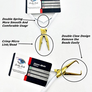 High Quality Professional <b>Micro</b> <b>Bead</b> <b>Hair</b> <b>Extension</b> Pliers Double-Color DC Design Top <b>Hair</b> Tools & Accessories - Product Image 2