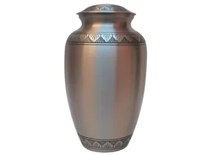 Urnas de cremación hechas a mano de la mejor calidad a precio mayorista, urna de cremación de metal para cenizas humanas y suministros funerarios - Product Image 6