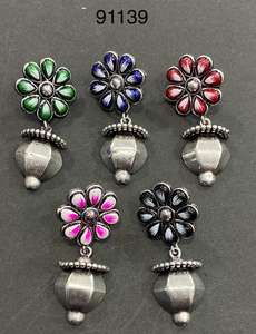 2025 bohème unique pierre femmes rétro Style ethnique indien Jhumka boucles d'oreilles femme perles cloches boucles d'oreilles bijoux personnalisés - Product Image 5