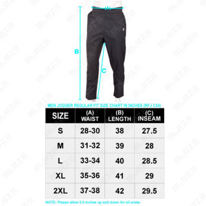 Pantalon de jogging personnalisé d'hiver Pantalon de jambe polyvalent pour hommes Regular Large Size Casual Waterproof Breathable Drawstring - Product Image 6