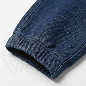 กางเกงจ็อกเกอร์ผ้าโพลีเอสเตอร์คอตตอนคุณภาพสูงแบบเรียบ ขากางเกงยืดหยุ่น ทรงโอเวอร์ไซส์ กางเกงสเวตแพนท์สั่งทำได้ - Product Image 6