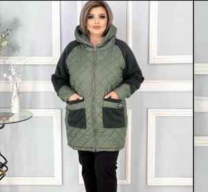 Femmes bouffant à manches longues ouvert devant Blazer longue longueur plaine teint vêtements de travail coton remplissage Polyester solide étiquette col - Product Image 3