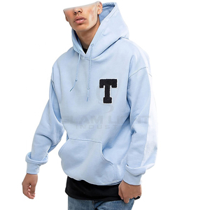 เสื้อฮู้ดแบบสวมหัวผ้ากำมะหยี่แนววินเทจโอเวอร์ไซส์ออกแบบได้ตามต้องการสินค้ามาใหม่สำหรับฤดูใบไม้ร่วง - Product Image 1