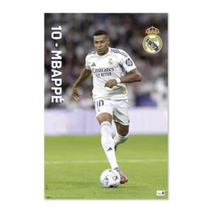 Real Madrid Mbapp Decorative Vinyl <b>Poster</b> Digital Printing Technique for Flags and Banners Use - Product Image 1