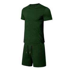 New High Quality Summer Collection Custom logo 2tone Solid High Street <b>Sets</b> Size <b>t</b> <b>Shirt</b> <b>Shorts</b> Men <b>Women</b> - Product Image 3
