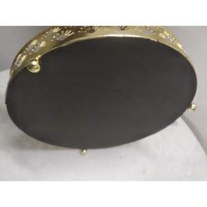 ถาดโลหะชุบทองทรงกลมสำหรับตกแต่งโต๊ะกาแฟถาดเสิร์ฟเค้กถ้วยชาถาดกลมสำหรับตกแต่งโต๊ะกาแฟ - Product Image 5