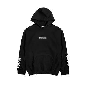 เสื้อฮู้ดดี้ผ้าเฟรนช์เทอร์รี่แบบมีซิป ลายปักโลโก้แบบดิสเทรส พร้อมงานพิมพ์ซิลค์สกรีน 3 มิติ สไตล์สตรีทแวร์ - Product Image 1