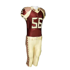 Camiseta de fútbol americano personalizada para hombre, ropa deportiva ligera y transpirable, conjuntos cómodos con técnica de sublimación - Product Image 3