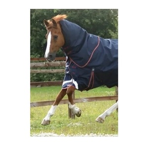 Tapis de cheval multicolores en coton durable, couverture synthétique confortable contre la pluie d'été et hiver, meilleurs vendeurs, prix de gros - Product Image 2