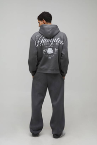 Sudadera con Capucha de Invierno para Hombre, Estilo Casual, Personalizada OEM, 370 GSM/430 GSM Opcional, Moda Urbana, Diseño Sólido, 100% Algodón - Product Image 5