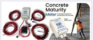 Mètre concret de maturité pour le développement de force sur place incorporé dans le béton pendant la coulée pour la maturité et la force de la température - Product Image 5