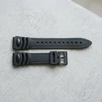 Bracelet de montre intelligent unisexe 3122 noir en caoutchouc sport avec boucle en aluminium, respirant, étanche, souple et réglable