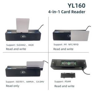 Lecteur de cartes magnétiques multifonctionnel, lecteur de cartes à puce, lecteur de cartes NFC, lecteur de cartes PSAM, lecteur-graveur à utiliser avec la <span class=keywords><strong>caisse</strong></span> enregistreuse YL160 - Product Image 3