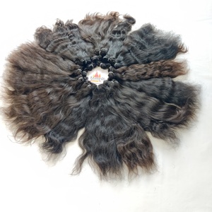 Wholesale 100% Virgin Raw Vietnamese Natural Black Color women Double Weft <b>Cheap</b> for Women cuticle aligned Human Hair <b>Extensions</b> - Product Image 1