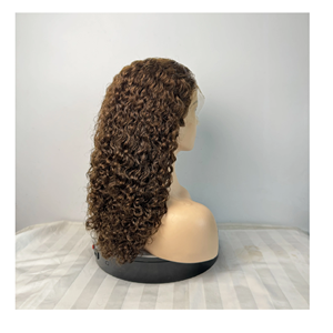 Meilleur produit original Vente en gros Perruques dentelle frontale HD Cheveux vierges humains les plus chers de marque privée Deep Wave Kinky French Curl - Product Image 1