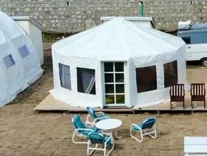 Tente yourte d'extérieur quatre saisons Prix de gros Lodge de luxe en plein air Tente yourte d'hôtel Tente yourte de villégiature en toile OME ODM - Product Image 4