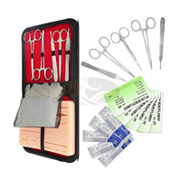 Kit d'entraînement manuel en acier inoxydable de haute qualité pour la pratique chirurgicale, durable, pour étudiants, formation pratique, CE