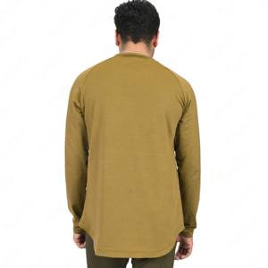 Custom Printed <b>Men's</b> Vintage <b>Thermal</b> Long Sleeve <b>T</b>-<b>Shirt</b> Crop Hip Hop Style 100% Cotton <b>Men's</b> <b>T</b>-<b>Shirts</b> - Product Image 5