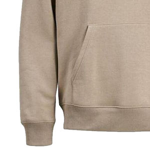 Sweat à capuche uni unisexe à manches longues avec cordon de serrage pour hommes - Product Image 5