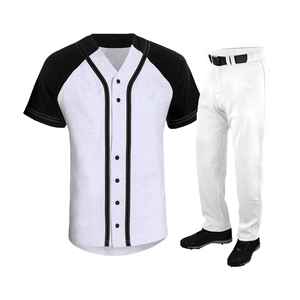 Uniforme de baseball léger évacuant l'humidité avec maillot et pantalon du meilleur style pour un jeu confortable par temps chaud - Product Image 6