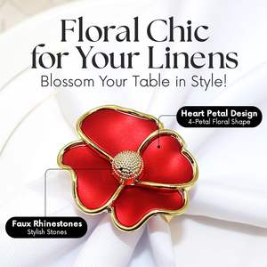 Servilletero hecho a mano de calidad superior para ajustes de mesa elegantes Diseño duradero y ligero para fiestas, bodas y cenas - Product Image 3