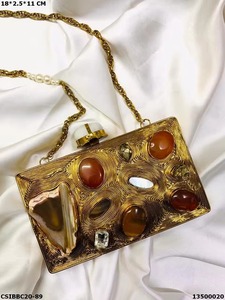 2024 New <b>Marvelous</b> Handmade Marble and Mother of Pearl Fashion Clutch for Women by Bridal <b>Decor</b> From India by STAR CRAFTS INDIA - Product Image 5