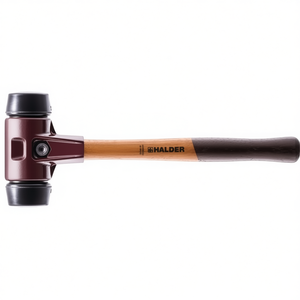 Martillo de cabeza blanda SIMPLEX para madera/goma de dureza media, longitud 330 mm, diámetro de la cabeza 40 mm, negro, para trabajos de percusión - Product Image 3