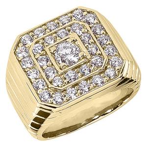 S925 Silver Moissanite Diamond Fully Iced Out <b>Ring</b> <b>For</b> <b>Men</b> Wedding Engagement Anniversary or Party - Product Image 3