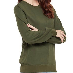Sudadera con serigrafía de ajuste regular para mujer, las últimas sudaderas de tela de punto informales, ropa de invierno de los fabricantes - Product Image 4
