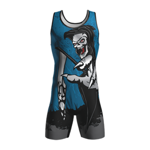 2025 High Quality Lightweight Quick Dry Breathable Spandex/Polyester Adult Pro Wrestling Singlet <b>Cheap</b> Price Wholesale - Product Image 2