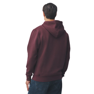 NUEVA Sudadera con Capucha Texturizada Color Granate, Unisex, Tejido Premium, Sudadera con Capucha Informal de Invierno, Ropa de Calle, Fabricante Mayorista - Product Image 5