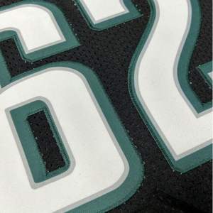 Camiseta Deportiva Retro con Malla de Orificios de Ventilación, Fabricación OEM, Parche/Nombre Personalizado Cosido, para Fanáticos del Fútbol Americano, 100% - Product Image 6