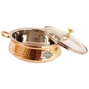 Donga Panier à pain de luxe en cuivre et acier pur, ustensile de service durable pour la cuisson et le maintien au chaud des aliments à la maison - Product Image 2