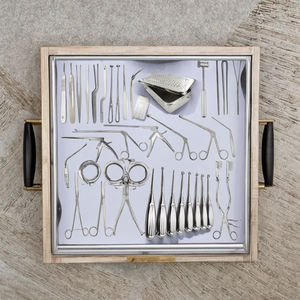 Juego de instrumentos quirúrgicos cervicales ortopédicos, laminectomía neuroquirúrgica, herramientas de acero para uso médico - Product Image 3