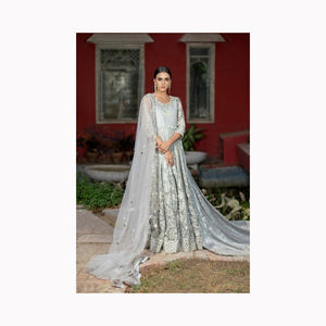 New Style Flower Girls' Dresses Luxury Heavy Beaded Lace <b>Fabric</b> With Sequins Embroidery for Women - Product Image 3