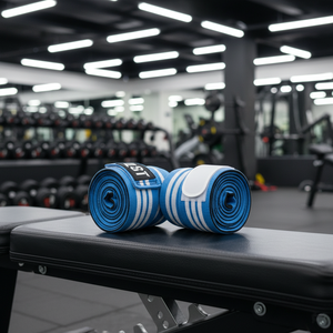 Rodilleras Elásticas Antideslizantes de Algodón para Fitness y Levantamiento de Pesas, Protección Integral para Entrenamiento de Piernas, Unisex - Product Image 2